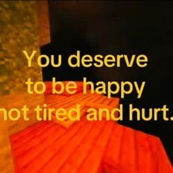 You deserve to be happy's cover